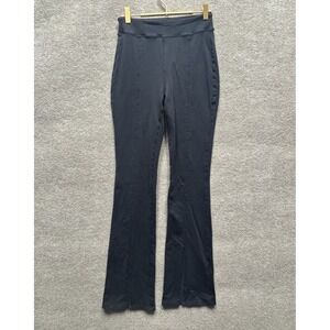 Alo Yoga Legging Women M Black 33" Airbrush High Waist Flutter HR Split Flare